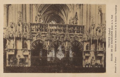 Troyes, Aube, Iglesia de La Magdalena de French Photographer