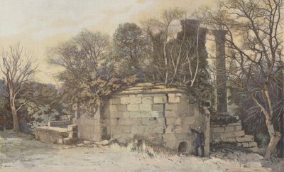 Vernègues, Ruinas de la Capilla Saint-Césaire y del Templo de la Maison-Basse de French Photographer