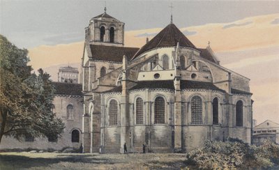 Vézelay, Iglesia de la Magdalena, Ábside, lado sureste de French Photographer