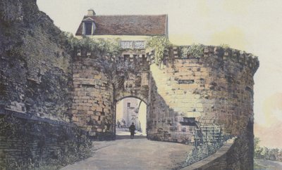 Vézelay, Puerta Nueva, Lado exterior a la ciudad de French Photographer