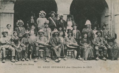 Boda de Bressan Ebaudes en 1913 de French Photographer