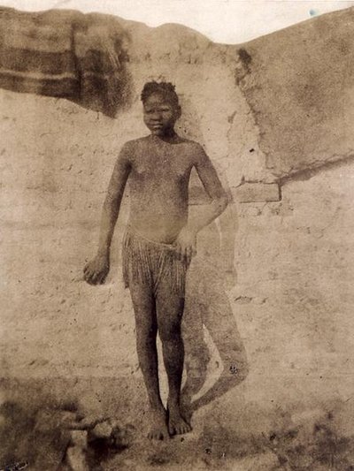 Joven de Darfur, de 