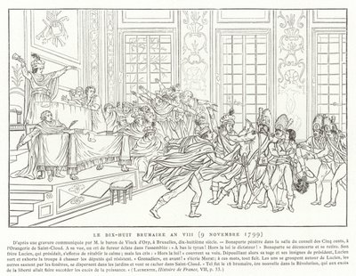 18 Brumario, Año VIII (9 de noviembre de 1799) de French School