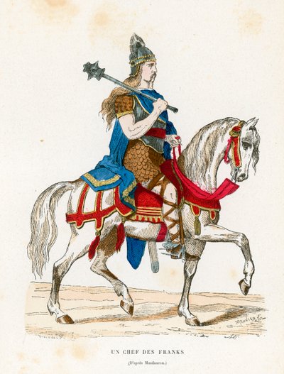 Un jefe de los francos de French School