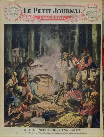 Un Grupo de Gitanos Caníbales en Checoslovaquia, de Le Petit Journal, 1927 de French School