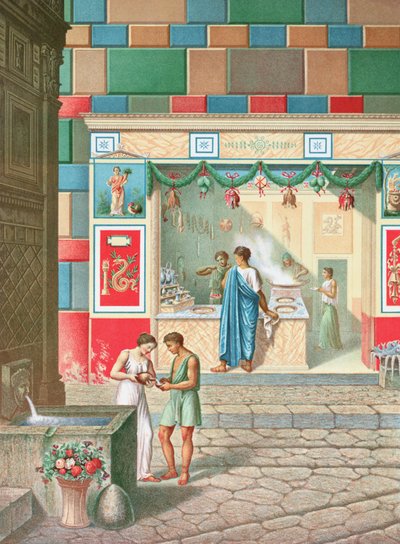 Un restaurante en la calle, Pompeya de French School