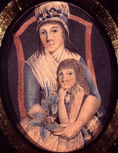 Una Mujer Revolucionaria y su Hijo, c.1790 de French School
