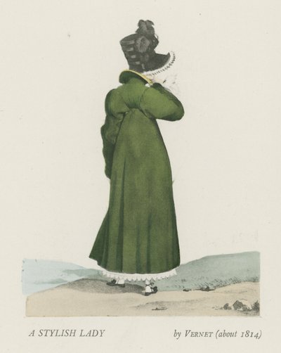 Una dama elegante (alrededor de 1814) de French School