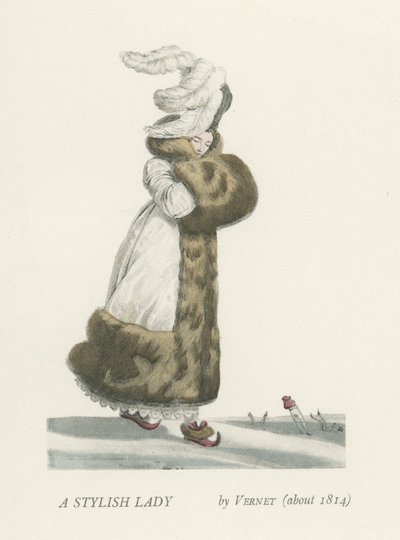 Una dama elegante (alrededor de 1814) de French School