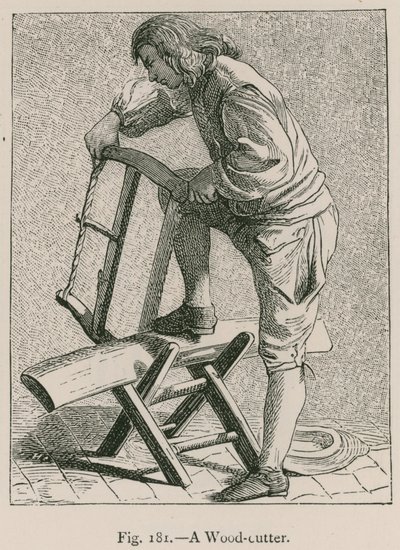 Un Leñador de French School