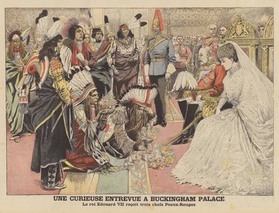 Un curioso encuentro en el Palacio de Buckingham de French School