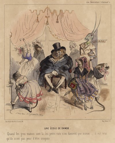 Una escuela de baile para ratones de French School