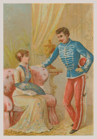 Un soldado y una dama de French School