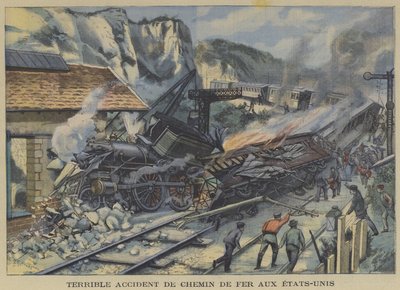Un terrible accidente de tren en los Estados Unidos de French School