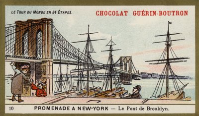 Un paseo en Nueva York - el Puente de Brooklyn de French School