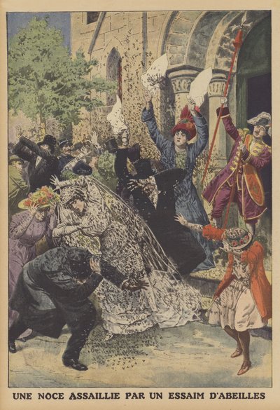Una boda asaltada por un enjambre de abejas de French School