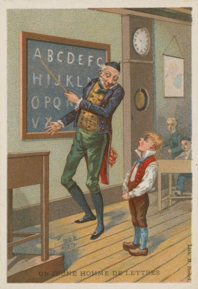 Un joven literato de French School