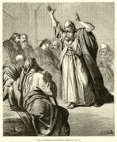 Abdías profetiza contra Edom de French School