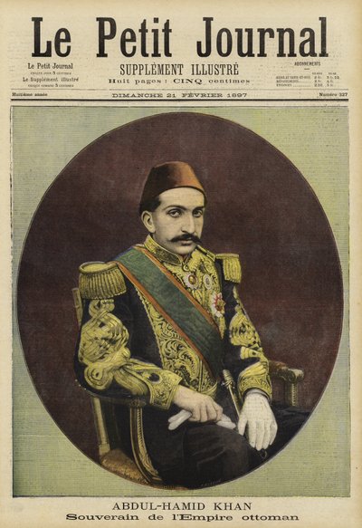 Abdul Hamid II, Sultán del Imperio Otomano de French School