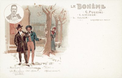 Acto Tres, La Bohème de French School