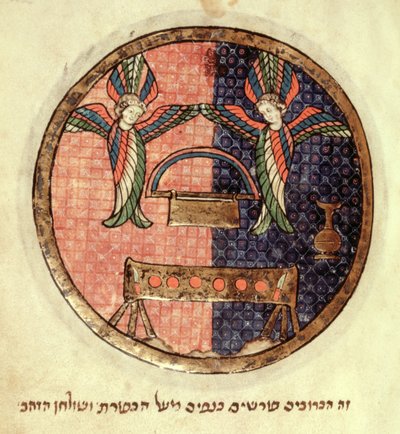 Añadir 11639 f.522r El Arca de la Alianza, de una miscelánea del norte de Francia, c.1280 (vitela) de French School