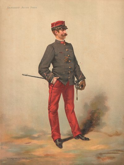 Ayudante, uniforme pequeño de French School