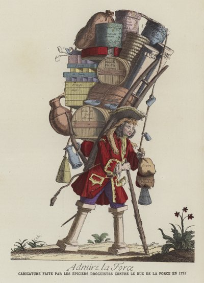Admire la Force, 1721 de French School