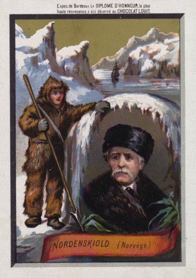Adolf Erik Nordenskiold, explorador ártico finlandés-sueco de French School
