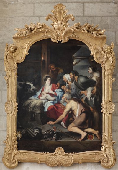 Adoración de los Pastores de French School