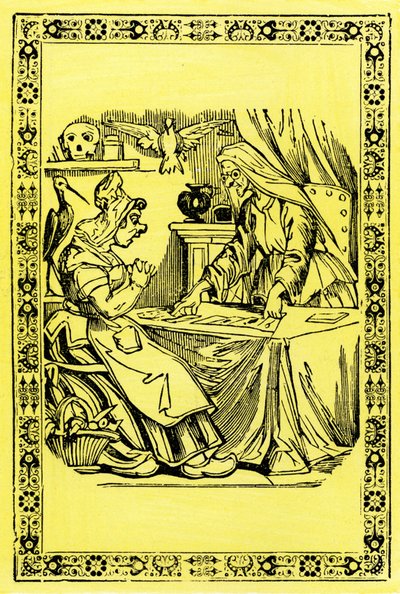 Narrador de aventuras. Portada de la llave de los sueños. Imagen de Epinal. Siglo XIX. de French School