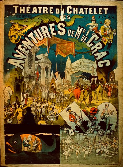 Aventuras del Sr. De Crac - Póster de circo francés de French School