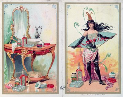 Anuncio de cosméticos Floreine, c.1900 de French School