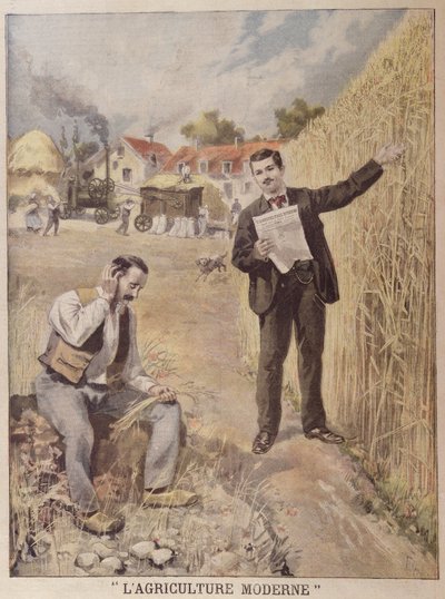 Anuncio de la revista LAgriculture Moderne, en Le Petit Journal, 4 de abril de 1897 de French School