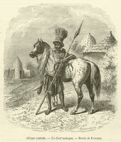 África central, un jefe mousgou de French School