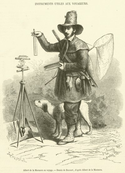 Albert de la Marmora en viaje de French School