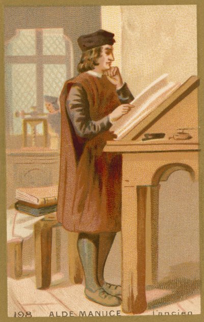 Aldus Manutius el Viejo de French School