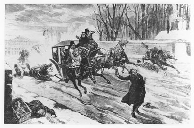 Asesinato de Alejandro II en San Petersburgo, 13 de marzo de 1881 de French School
