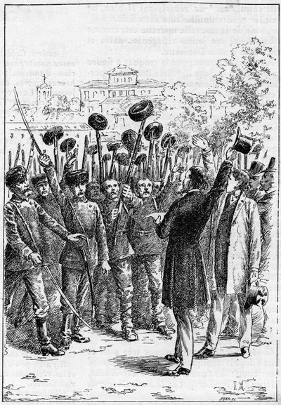 Alejandro de Battenberg - Alejandro I de Bulgaria o Alejandro de Battenberg (1857-1893) proclamó en Filipópolis la unión de Rumania y Bulgaria, en "El Mundo Ilustrado" de French School