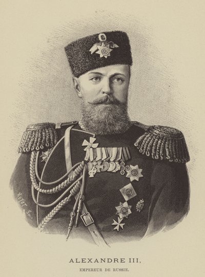 Alejandro III, Emperador de Rusia de French School