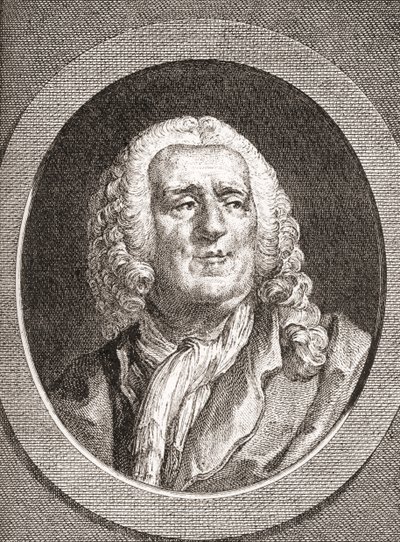 Alexis Piron, 1689-1773. Epigramista y dramaturgo francés. De Les Heures Libres publicado en 1908. de French School