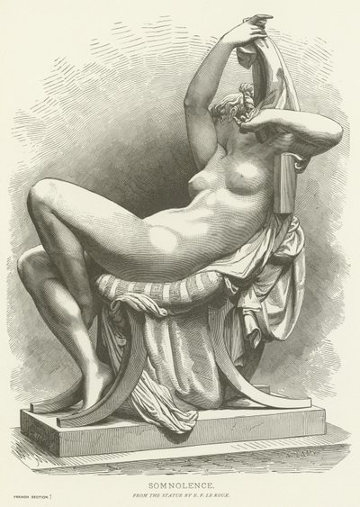 Alegoría de la Somnolencia de French School