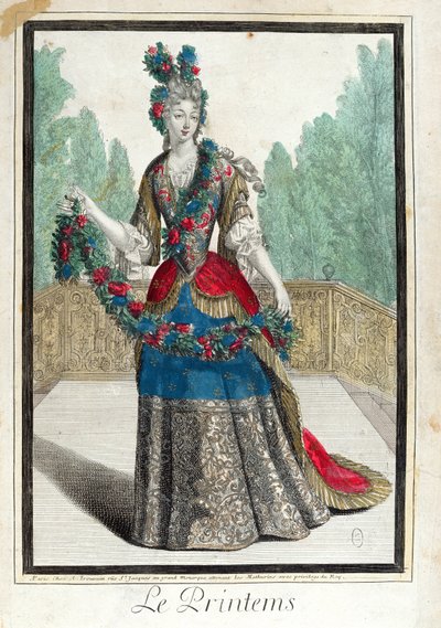 Alegoría de la primavera de French School
