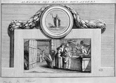 Almanaque de los maestros panaderos, Francia de French School