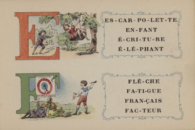 Alfabeto De La Phosphatine Falieres de French School