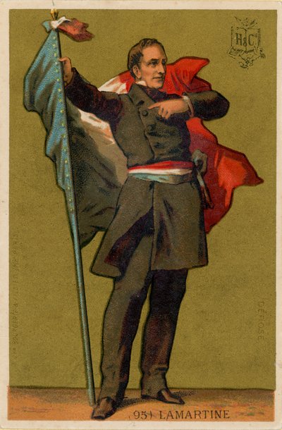Alphonse de Lamartine de French School