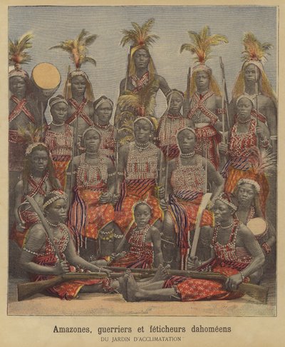 Amazonas, guerreros y brujos de Dahomey de French School