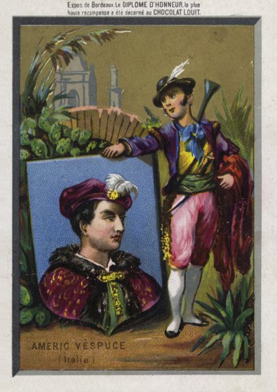 Amerigo Vespucci, navegante y cartógrafo italiano de French School