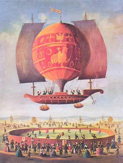 Un dirigible de French School
