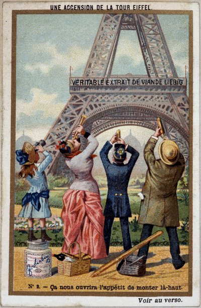 Un ascenso a la Torre Eiffel: se puede ver la altura de la torre a la vista larga de French School