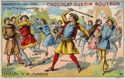 Un episodio de la juventud de Bertrand du Guesclin, Condestable de Francia de French School